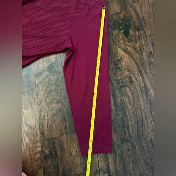 Karen Scott Core Cardigan Open Front Merlot Womens Size 2X NWT Fall Workwear - Picture 9 of 10